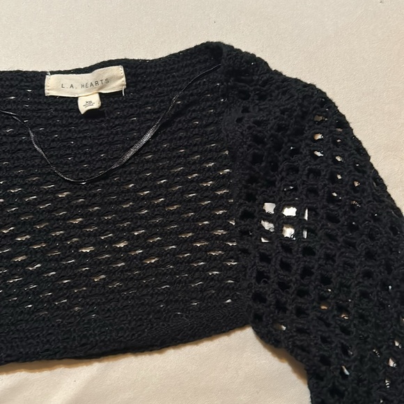 LA Hearts black Shrug Sweater - Picture 4 of 4